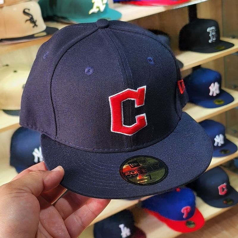 Casquette Cleveland Guardians New Era 59FIFTY - Marine - الصورة 5