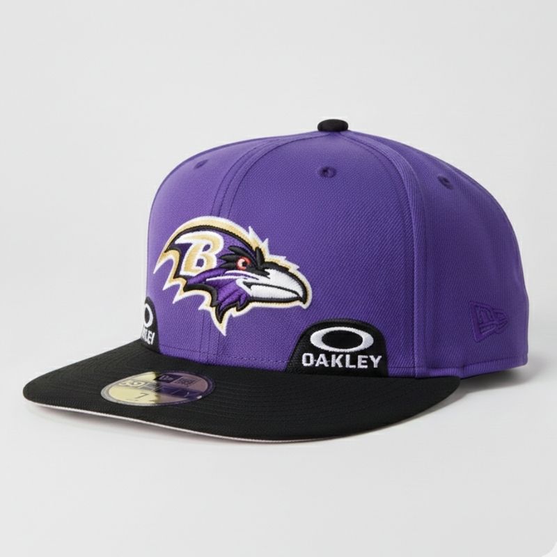 Casquette Baltimore Ravens New Era 59FIFTY - Violet & Noir