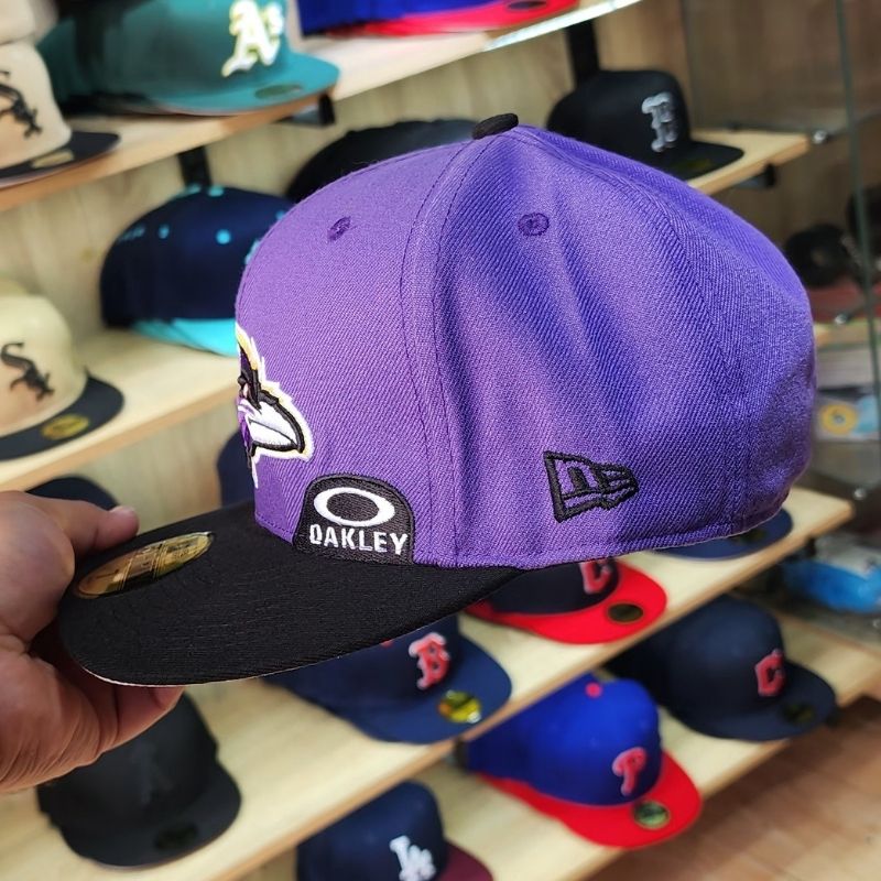 Casquette Baltimore Ravens New Era 59FIFTY - Violet & Noir - الصورة 3