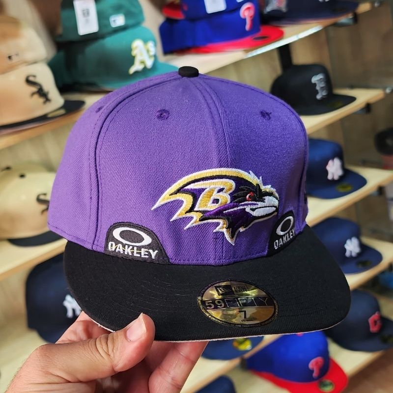 Casquette Baltimore Ravens New Era 59FIFTY - Violet & Noir - الصورة 5