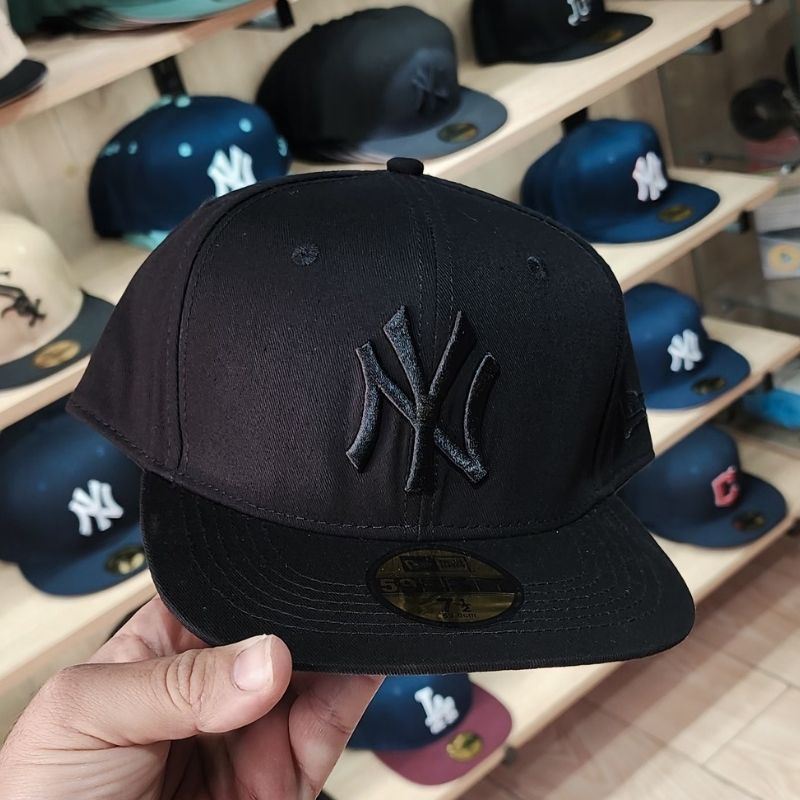 Casquette New York Yankees New Era 59FIFTY - Full Black - الصورة 5