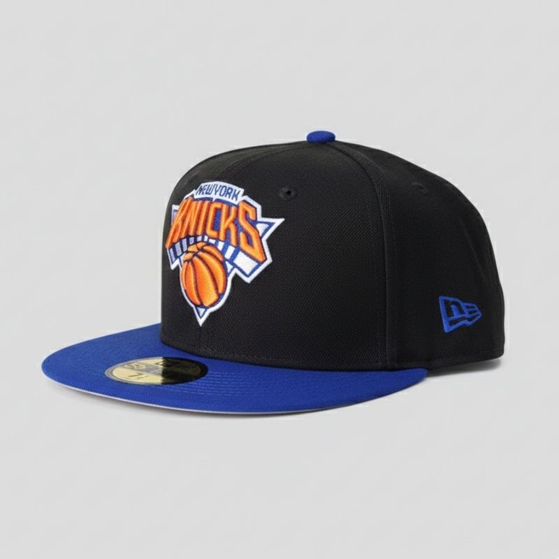 Casquette New York Knicks New Era 59FIFTY - Noir & Bleu Royal