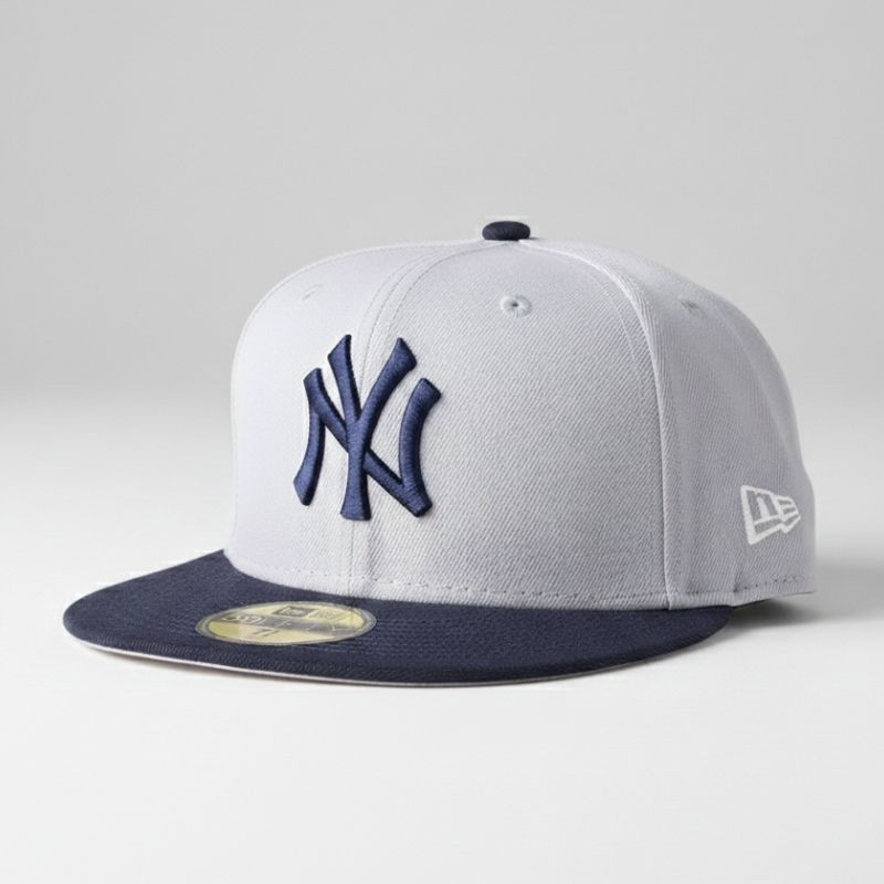 Casquette New York Yankees New Era 59FIFTY - Gris & Marine