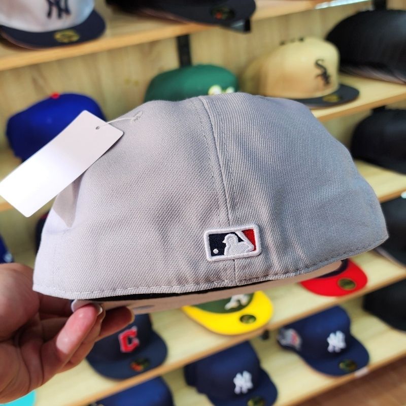 Casquette New York Yankees New Era 59FIFTY - Gris & Marine - الصورة 2