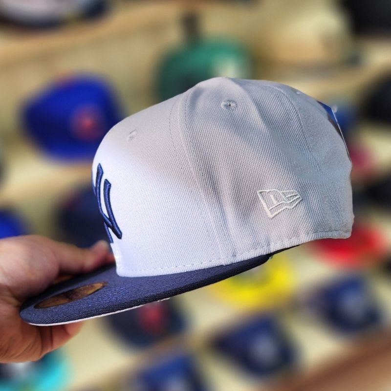Casquette New York Yankees New Era 59FIFTY - Gris & Marine - الصورة 4