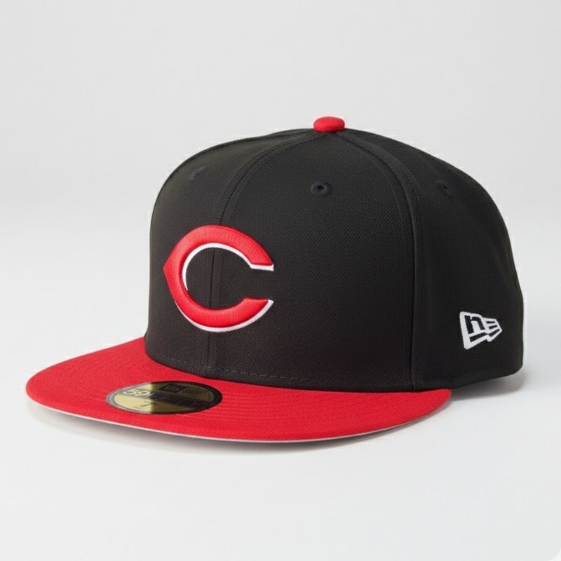 Casquette Cincinnati Reds New Era 59FIFTY - Noir & Rouge
