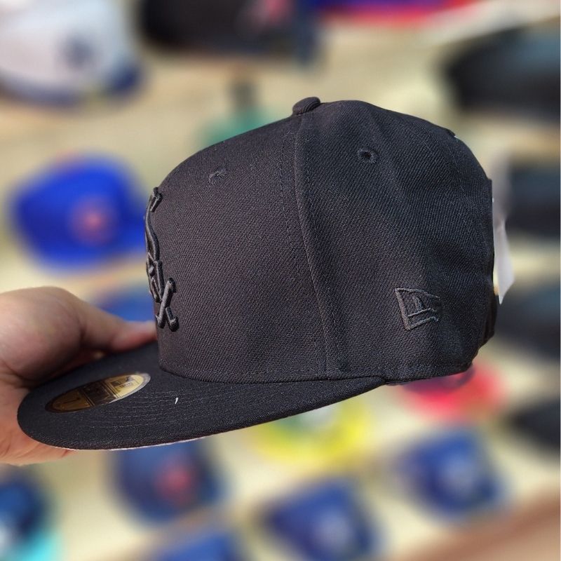Casquette Chicago White Sox New Era 59FIFTY - Full Black - الصورة 4