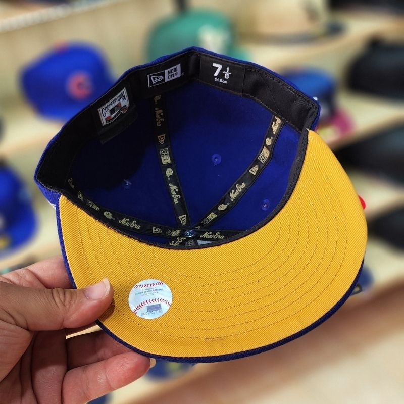 Casquette Los Angeles Dodgers New Era 59FIFTY - Bleu Royal – Image 3
