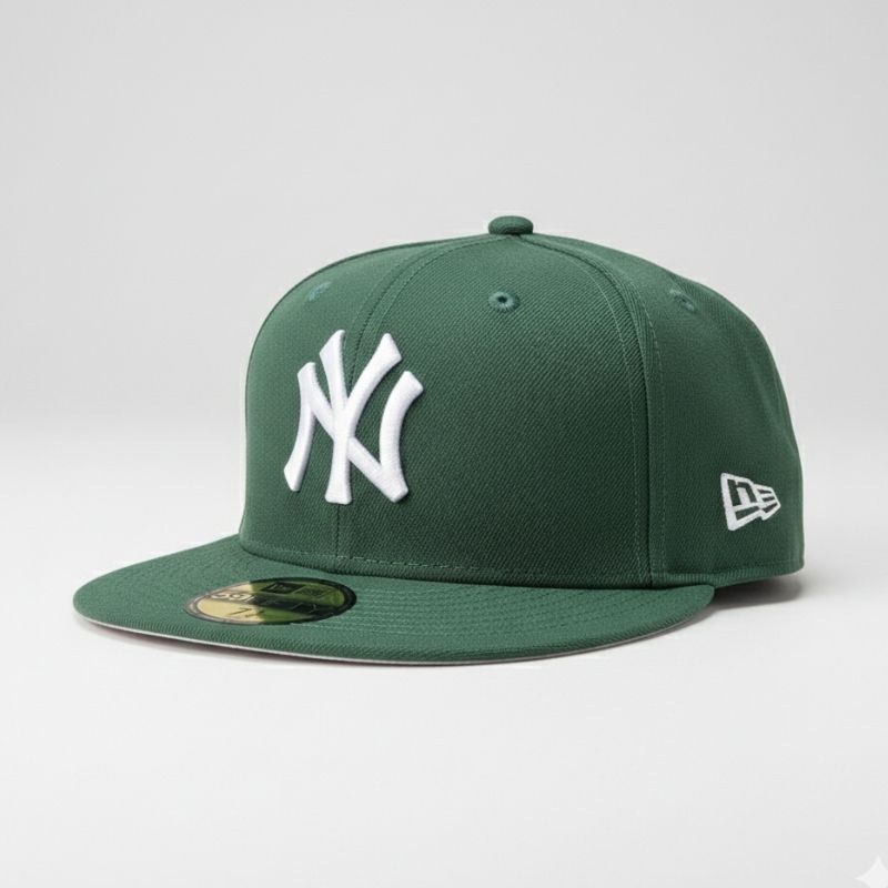 Casquette New York Yankees New Era 59FIFTY - Vert Olive