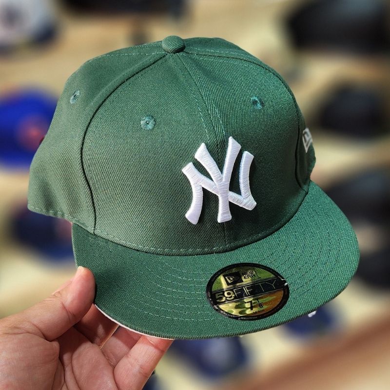 Casquette New York Yankees New Era 59FIFTY - Vert Olive - الصورة 5