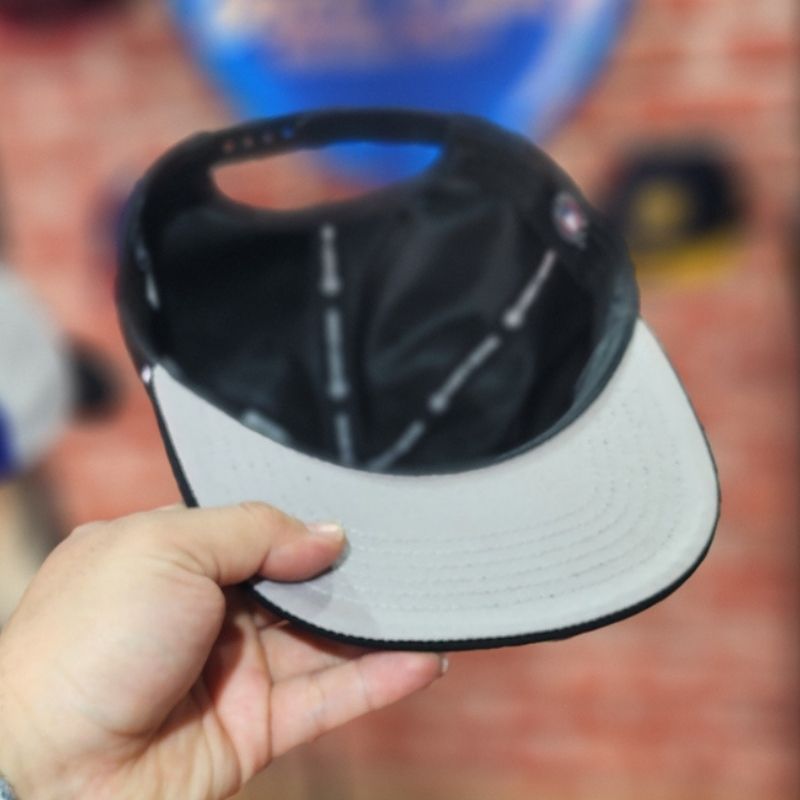 Casquette LA Dodgers '47 - Noir et Blanc avec Broderie Relief - الصورة 4