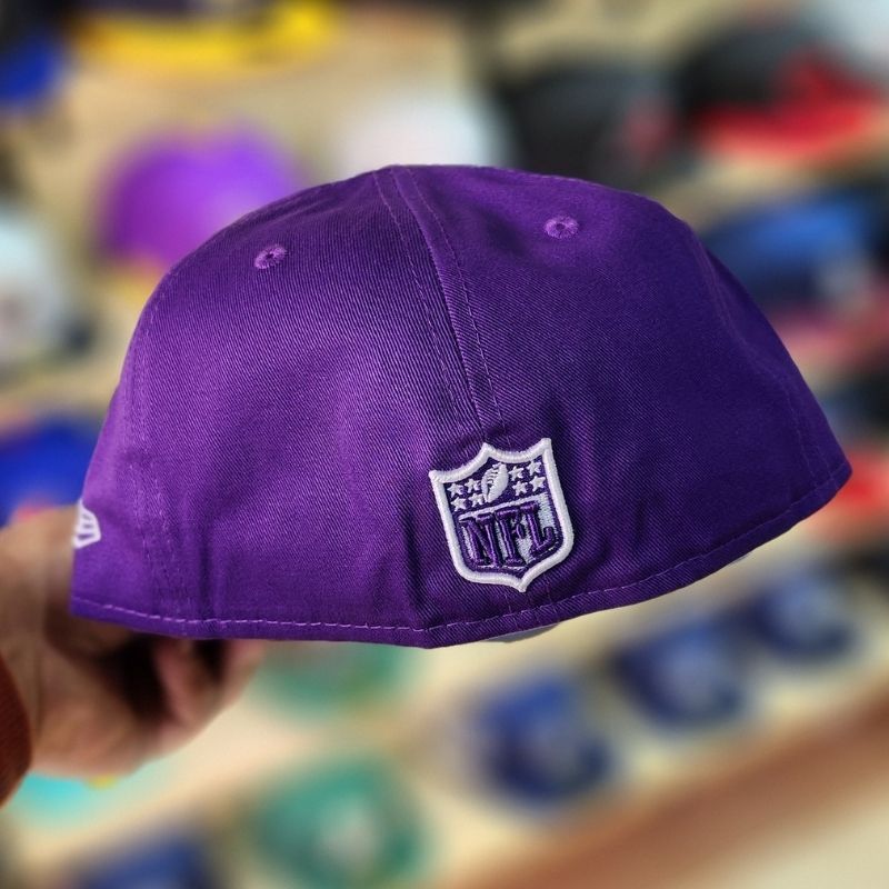Casquette Minnesota Vikings New Era 59FIFTY - Violet – Image 2