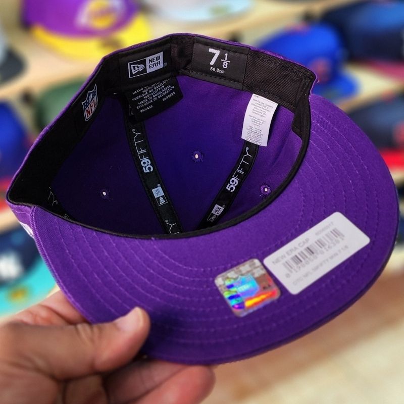 Casquette Minnesota Vikings New Era 59FIFTY - Violet – Image 4