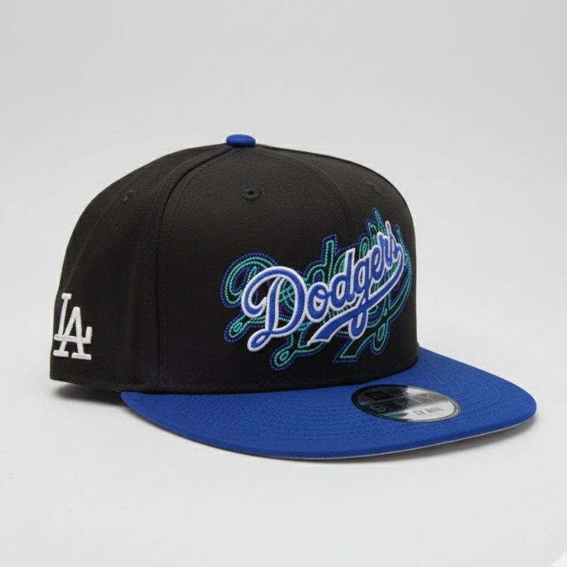 Casquette New Era 9FIFTY LA Dodgers - Black & Blue Neon Edition