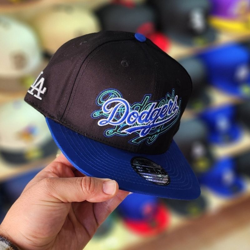 Casquette New Era 9FIFTY LA Dodgers - Black & Blue Neon Edition – Image 5
