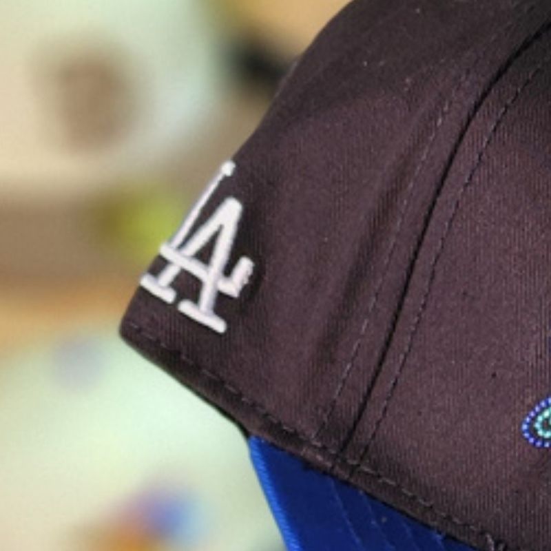 Casquette New Era 9FIFTY LA Dodgers - Black & Blue Neon Edition – Image 6
