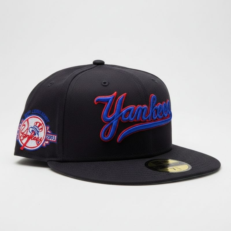 Casquette New York Yankees New Era 9FIFTY 100ème anniversaire - Noir & Bleu
