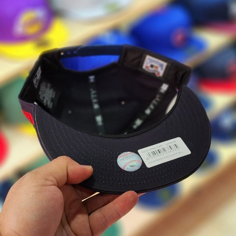 Casquette New York Yankees New Era 9FIFTY 100ème anniversaire - Noir & Bleu - الصورة 4