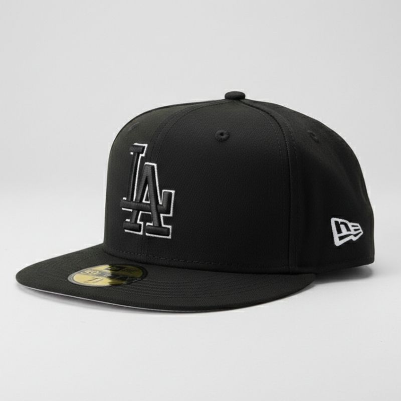 Casquette Los Angeles Dodgers New Era 59FIFTY - Noir & blanc