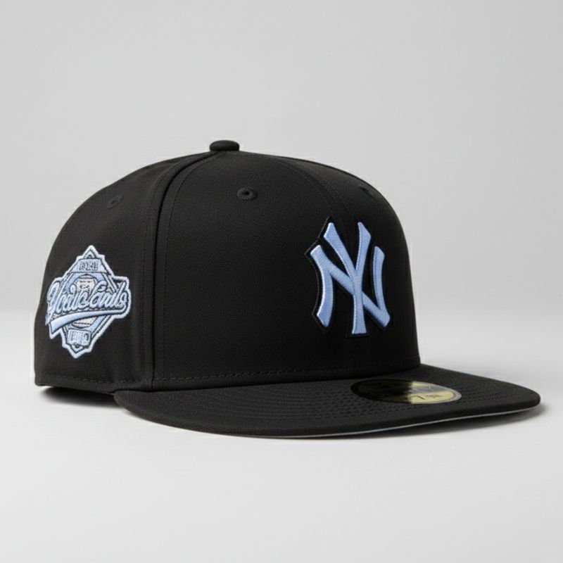Titre : Casquette New York Yankees New Era 9FIFTY Edition World Series - Noir & Gris/Bleu Ciel