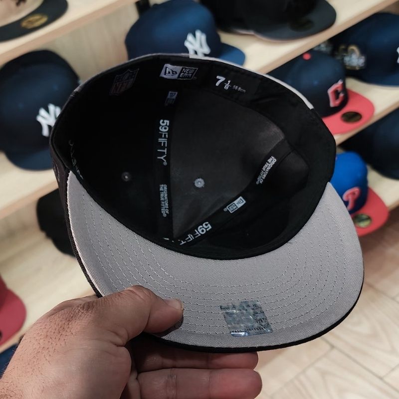 Casquette New York Giants New Era 59FIFTY - Gris & Noir – Image 3