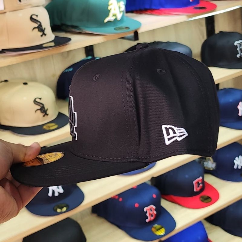 Casquette Los Angeles Dodgers New Era 59FIFTY - Noir & blanc - الصورة 4