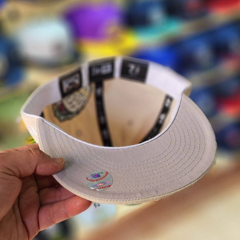 Casquette Los Angeles Dodgers New Era 59FIFTY - Beige & Palm Tree – Image 4