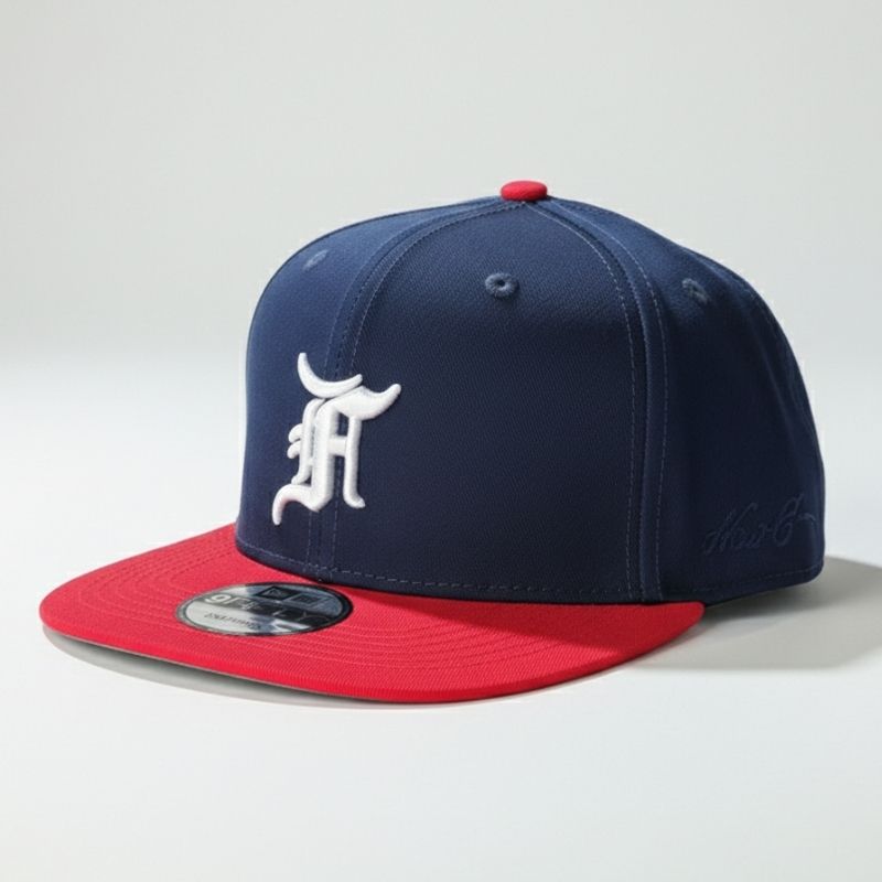 Casquette New Era 9FIFTY Fear of God (FOG) - Marine & Rouge