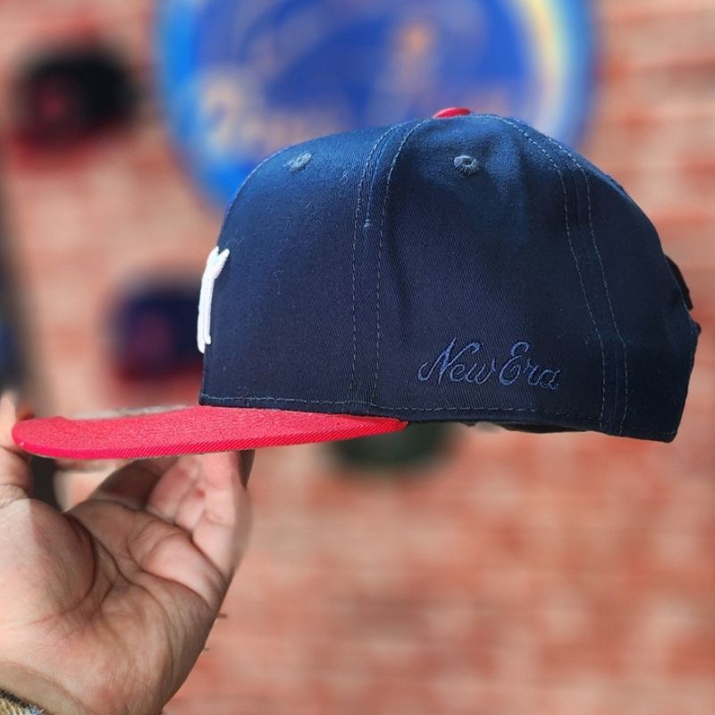 Casquette New Era 9FIFTY Fear of God (FOG) - Marine & Rouge – Image 3