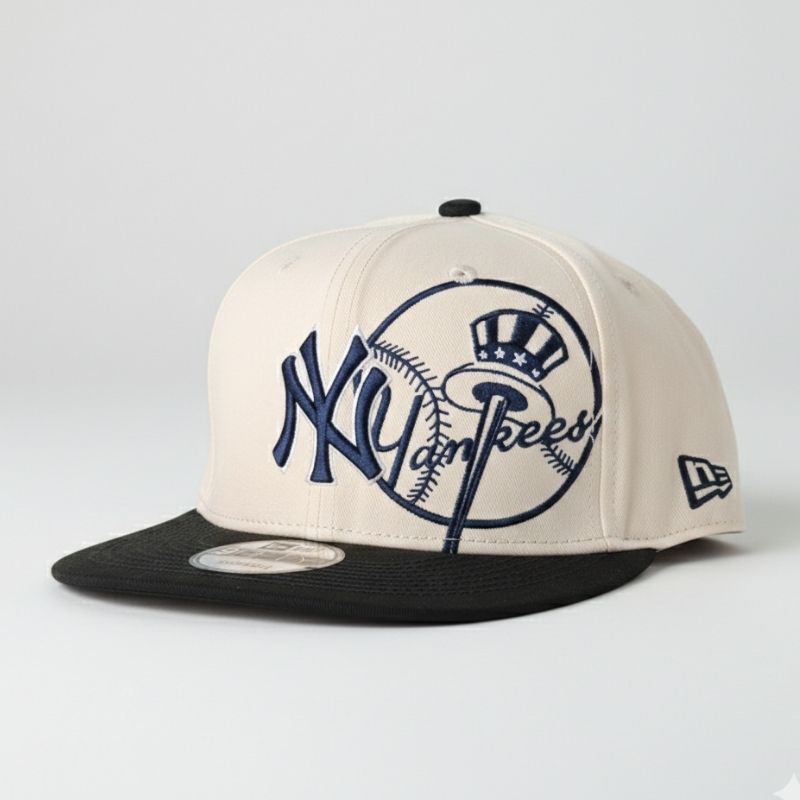 Casquette New Era 9FIFTY New York Yankees - Beige & Noir