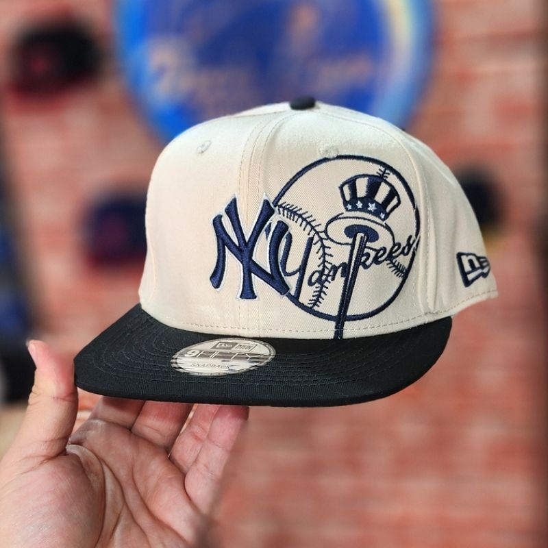 Casquette New Era 9FIFTY New York Yankees - Beige & Noir – Image 5