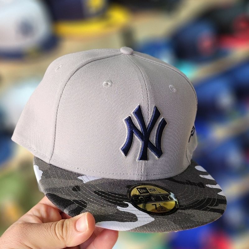 Casquette New York Yankees New Era 59FIFTY - Gris & Visière Camo - الصورة 5