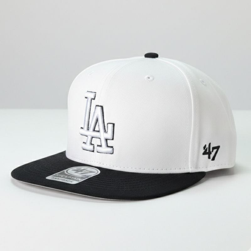 Casquette '47 Brand LA Dodgers - White & Black