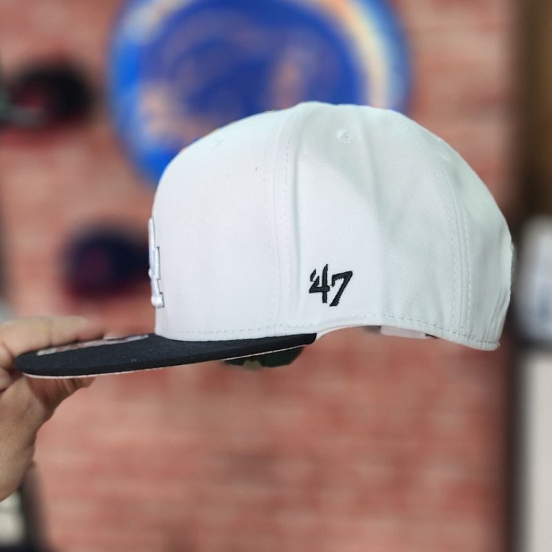 Casquette '47 Brand LA Dodgers - White & Black - الصورة 3