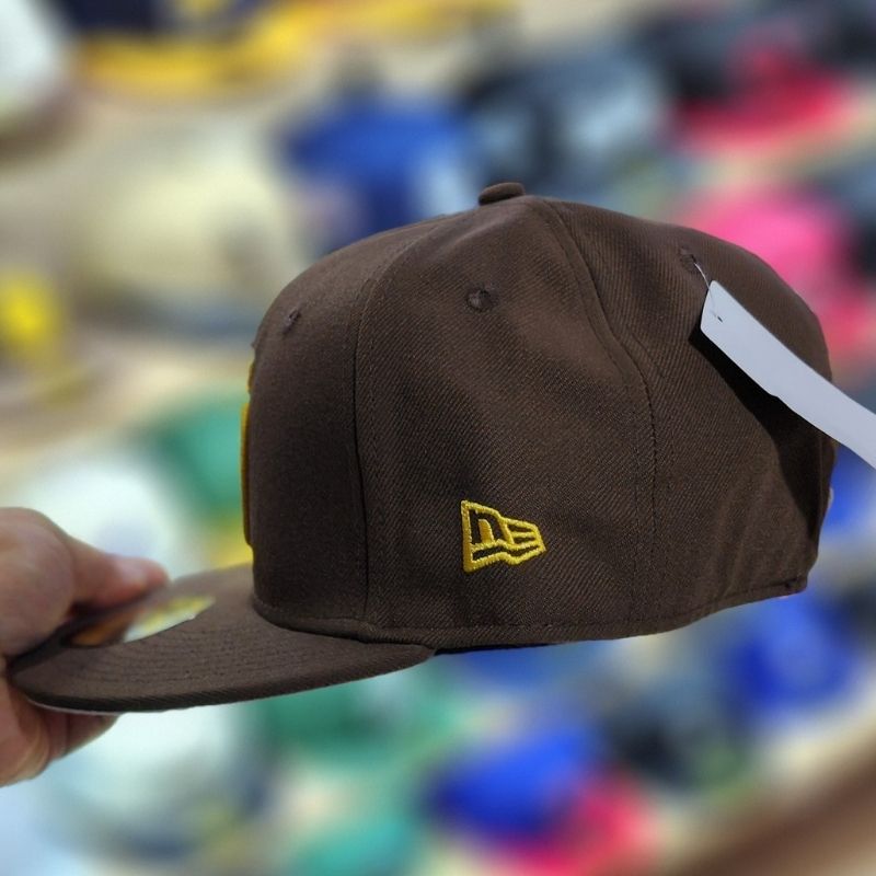 Casquette New Era 59FIFTY San Diego Padres - Marron & Jaune - الصورة 3