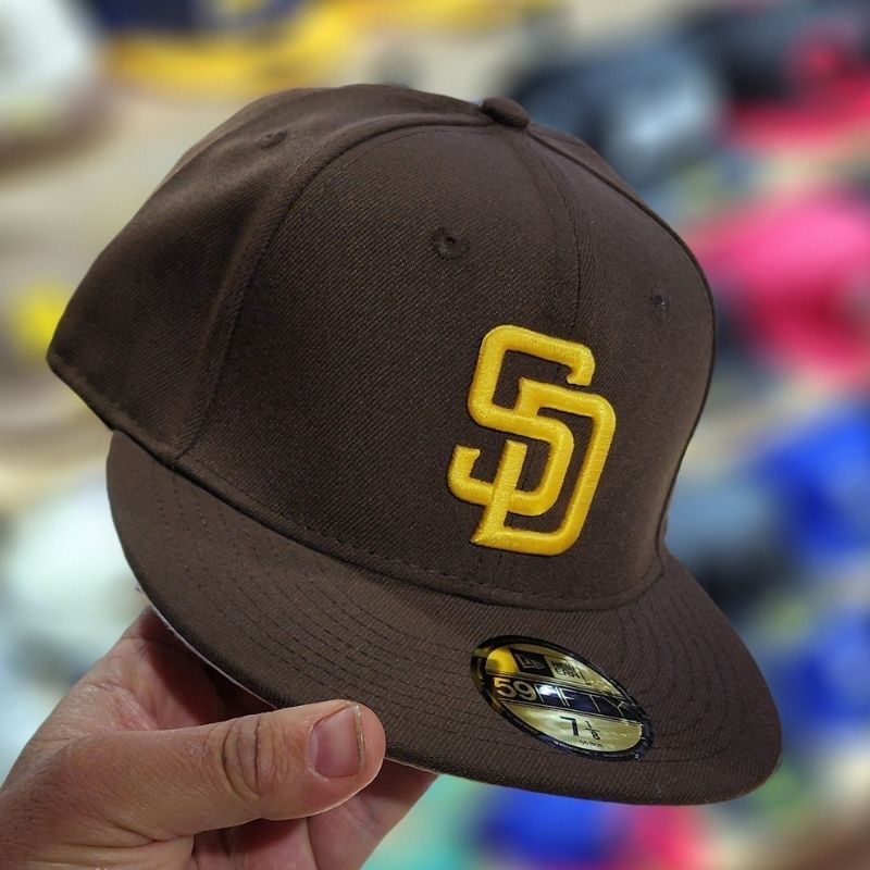 Casquette New Era 59FIFTY San Diego Padres - Marron & Jaune - الصورة 5