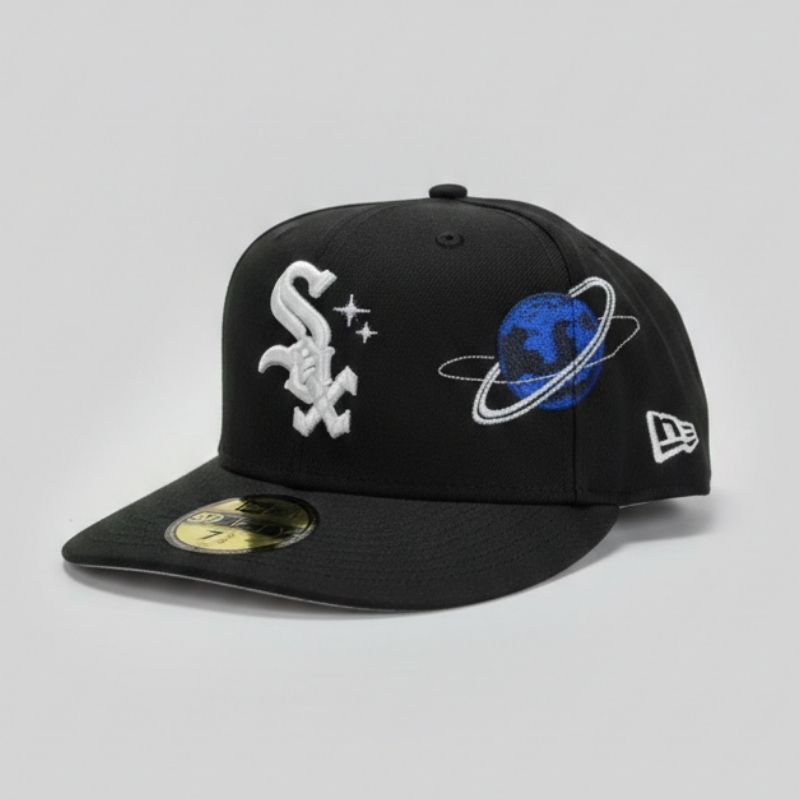 Casquette Chicago White Sox New Era 59FIFTY Noire Space Edition Fitted