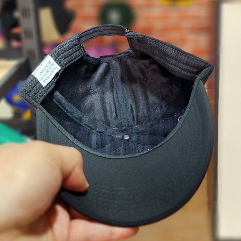 Casquette Baseball Classique - Noir Uni & Textile Texturé – Image 4