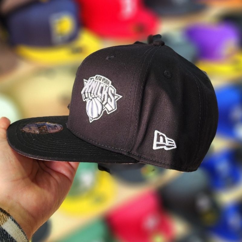 Casquette New Era 9FIFTY New York Knicks - Edition NBA Noir – Image 3