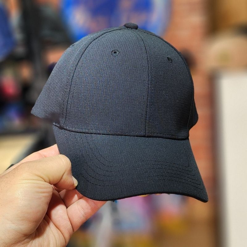 Casquette Baseball Classique - Noir Uni & Textile Texturé – Image 5