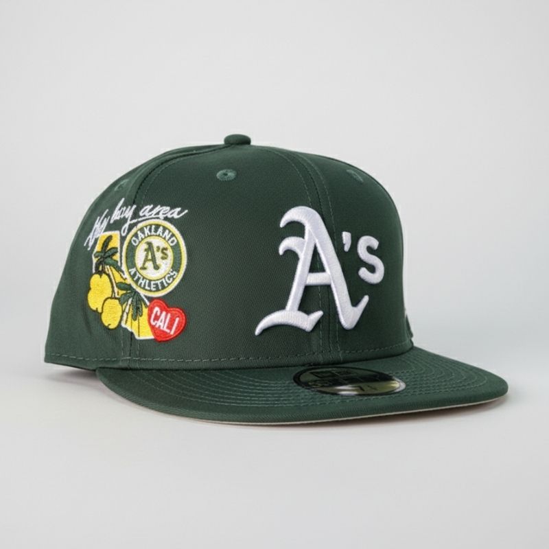 Casquette New Era 9FIFTY Oakland Athletics - Edition CALI Vert Forêt