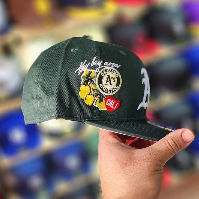 Casquette New Era 9FIFTY Oakland Athletics - Edition CALI Vert Forêt – Image 3