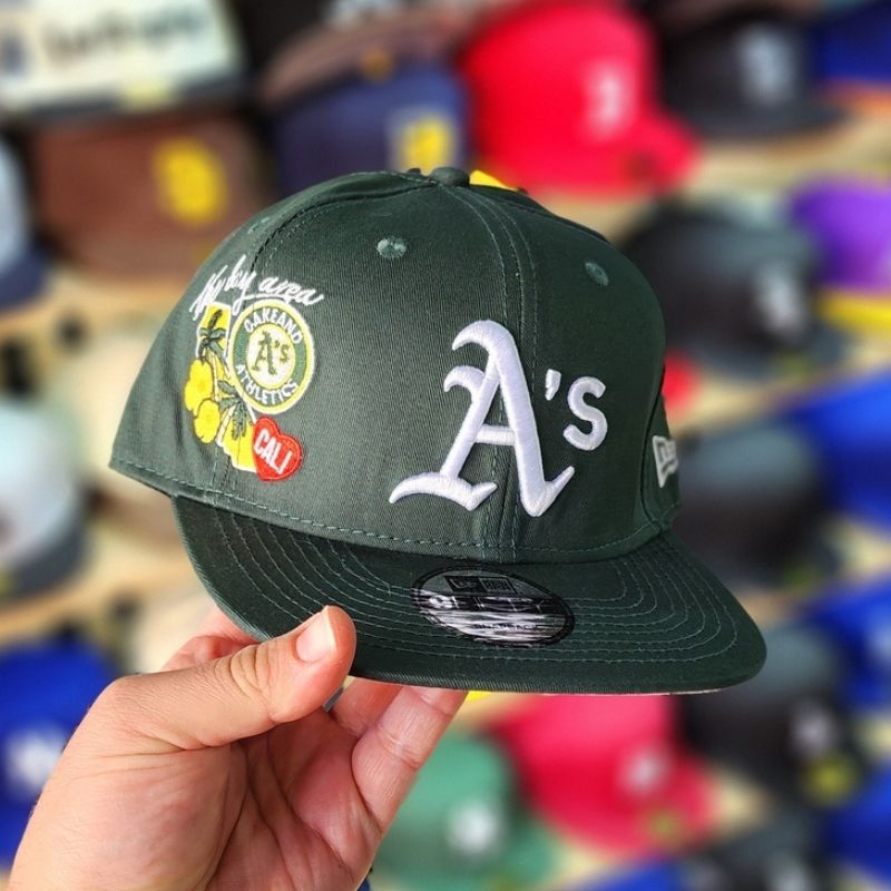 Casquette New Era 9FIFTY Oakland Athletics - Edition CALI Vert Forêt – Image 6
