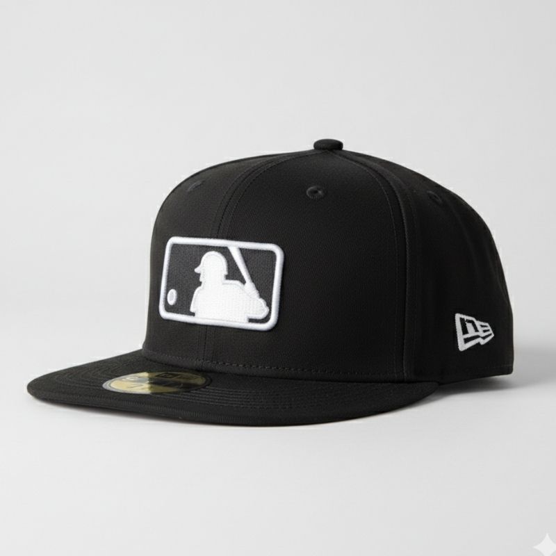 Casquette New Era 9FIFTY MLB Logo - Monochrome Black & White