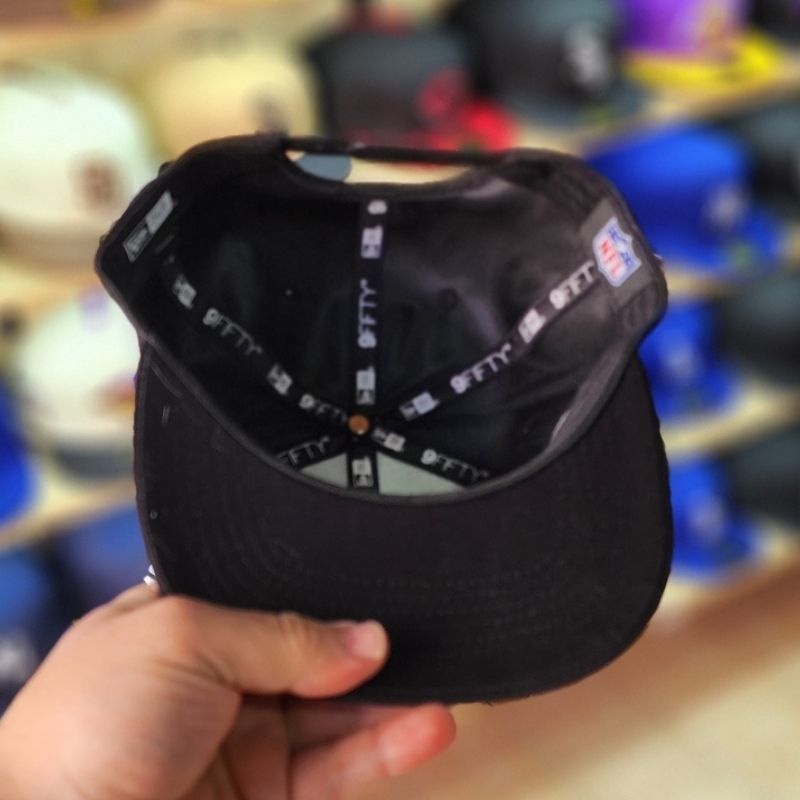 Casquette New Era 9FIFTY MLB Logo - Monochrome Black & White – Image 4