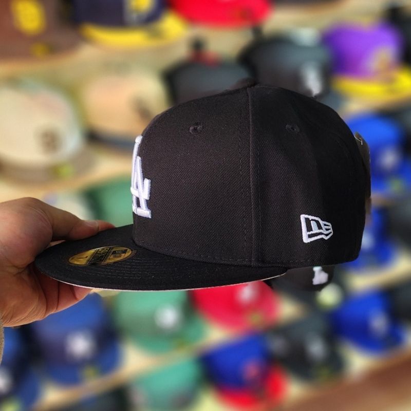 Casquette Los Angeles Dodgers New Era 59FIFTY - Noir Classique – Image 3