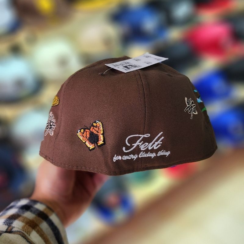 Casquette New York Yankees New Era 59FIFTY - Marron & Broderie Florale - الصورة 2