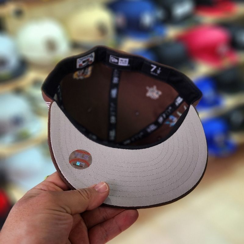 Casquette New York Yankees New Era 59FIFTY - Marron & Broderie Florale - الصورة 5