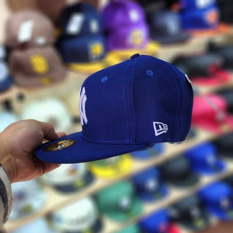 Casquette New York YankeesNew Era 59FIFTY World Series - Bleu Royal - الصورة 3