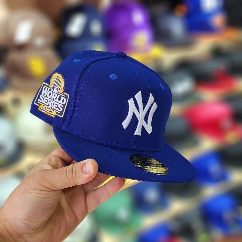 Casquette New York YankeesNew Era 59FIFTY World Series - Bleu Royal - الصورة 5